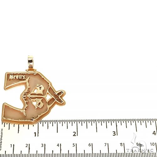 14K Gold Bronx Pendant 67394 - Image 5