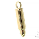 14K Gold Bullet Pendant 66354 - Image 2