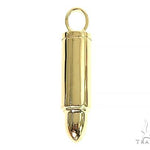 14K Gold Bullet Pendant 66354 - Image 3