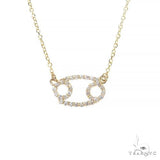 14K Gold Cancer Diamond Necklace 66717