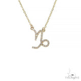 14K Gold Capricorn Diamond Necklace 66711