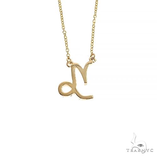 14K Gold Capricorn Diamond Necklace 66711 - Image 3