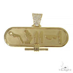 14K Gold Cartouche Hieroglyphics Pendant 66456 - Image 1