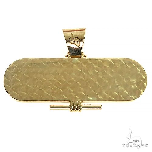 14K Gold Cartouche Hieroglyphics Pendant 66456 - Image 3