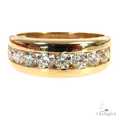 14K Gold Channel Diamond Ring 67801 - Image 1