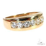 14K Gold Channel Diamond Ring 67801 - Image 2