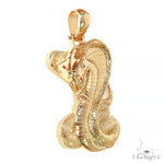 14K Gold Cobra Pendant 67270 - Image 2