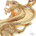 14K Gold Cobra Pendant 67270 - Image 3