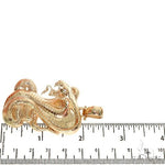 14K Gold Cobra Pendant 67270 - Image 5