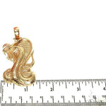 14K Gold Cobra Pendant 67270 - Image 6