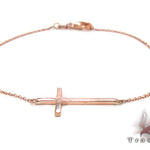 14K Gold Cross Crucifix Bracelet 34900 - Image 1
