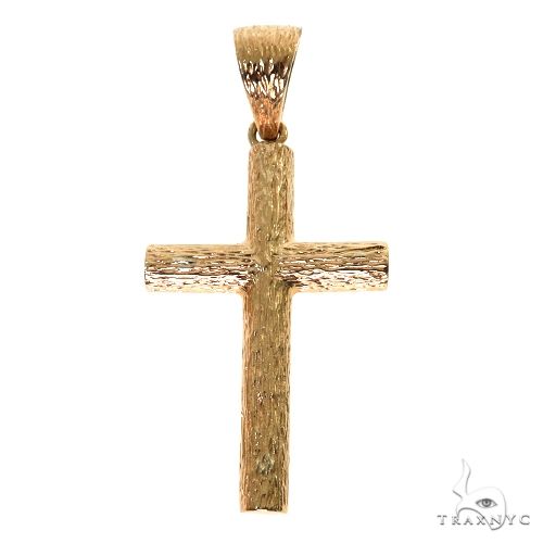 14K Gold Cross Pendant 67594 - Image 1