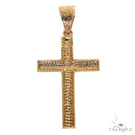 14K Gold Cross Pendant 67594 - Image 3