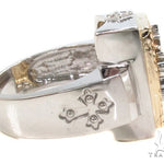 14K Gold Cross Crucifix Ring 35207 - Image 4