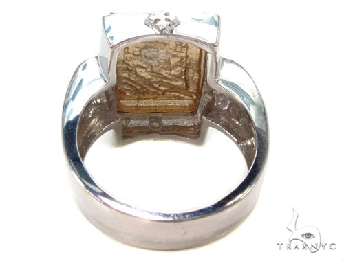 14K Gold Cross Crucifix Ring 35207 - Image 6