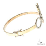 14K Gold Custom Made Bangle Bracelet 66590 - Image 4