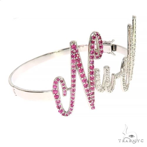 14K Gold Custom Made Bangle Bracelet 66934 - Image 2