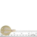 14K Gold Custom Made Diamond Round Pendant 66697 - Image 6