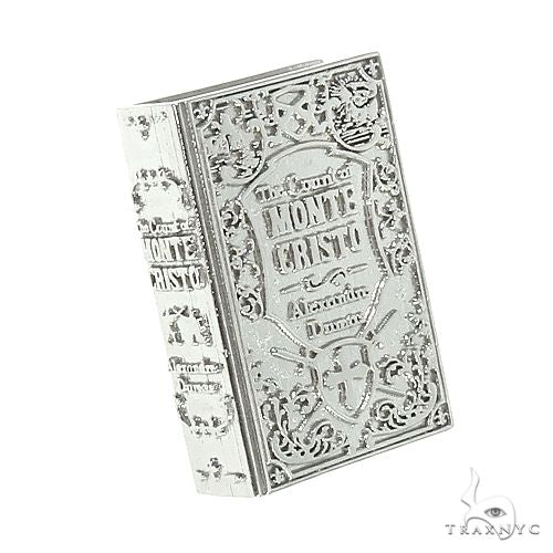 14K Gold Custom Made Monte Cristo Book Pendant 66655 - Image 1