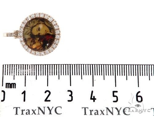 14K Gold Custom Photo Pendant 0.75 Inch, photo 7 of 7