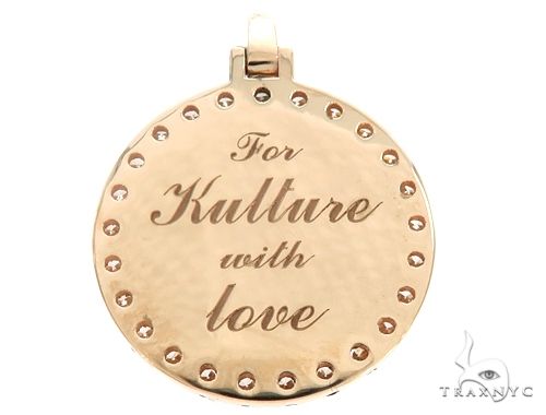 14K Gold Custom Photo Pendant 0.75 Inch 64758 - Image 3