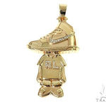 14K Gold Custom Sneakerhead Pendant 66324 - Image 1