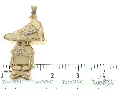 14K Gold Custom Sneakerhead Pendant 66324 - Image 6