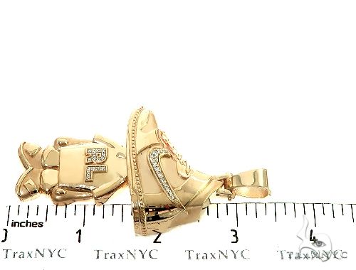 14K Gold Custom Sneakerhead Pendant 66324 - Image 7