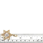 14K Gold David Star Pendant 66621 - Image 6