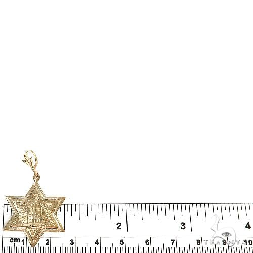 14K Gold David Star Pendant, photo 5 of 6