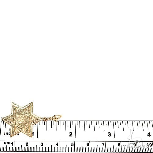 14K Gold David Star Pendant 67081 - Image 6