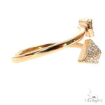 14K Gold Diamond Arrow Ring 67542 - Image 3