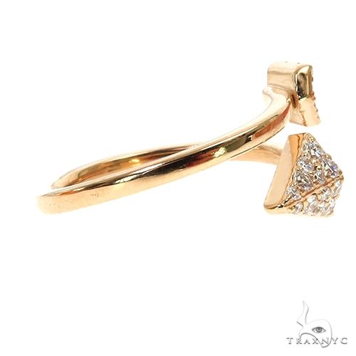 14K Gold Diamond Arrow Ring 67542 - Image 3