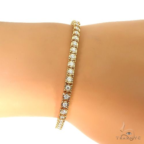 14K Gold Diamond Bracelet, photo 6 of 6