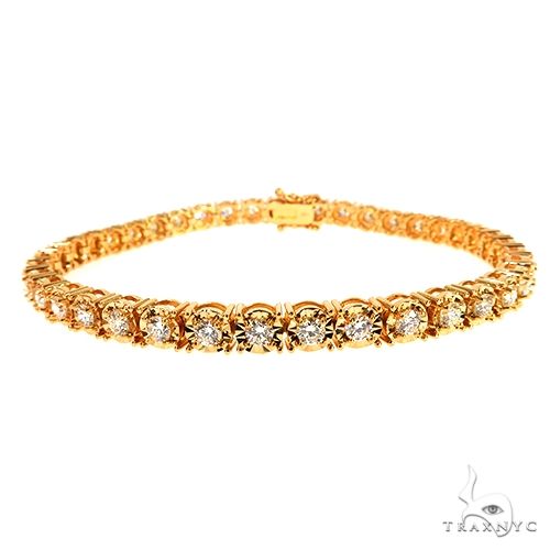 14K Gold Diamond Bracelet 67896 - Image 1
