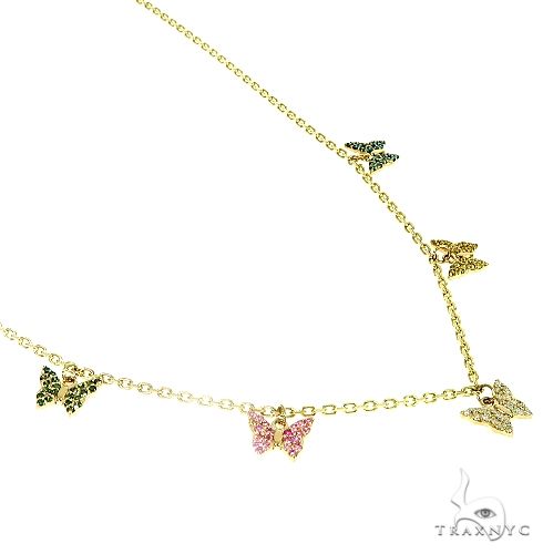 14K Gold Diamond Necklace 66445 - Image 1