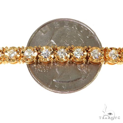 14K Gold Diamond Chain 67895 - Image 5