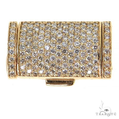 14K Gold Diamond Chain Lock