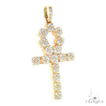 14K Gold Diamond Cross 66865 - Image 2