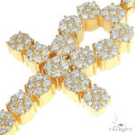 14K Gold Diamond Cross 66865 - Image 3