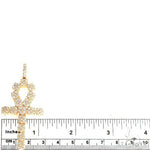 14K Gold Diamond Cross 66865 - Image 5