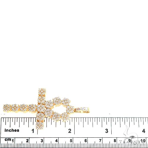 14K Gold Diamond Cross 66865 - Image 6