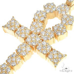 14K Gold Diamond Cross 66866 - Image 3