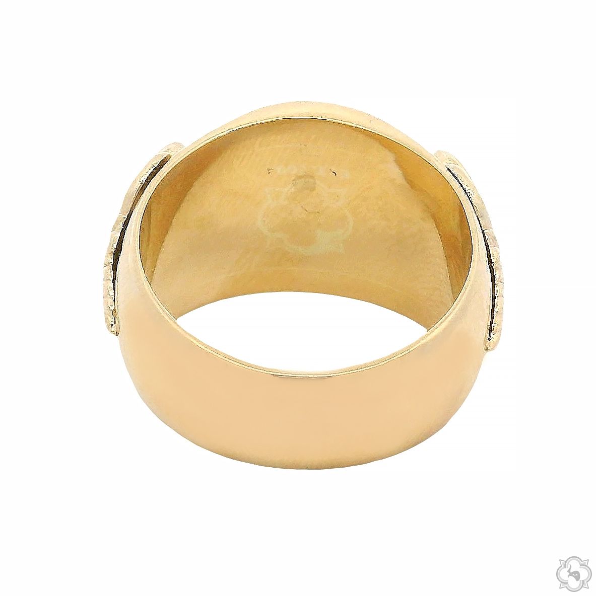 14K Gold Diamond Cross Ring 70835 | TraxNYC