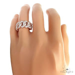 14K Gold Diamond Cuban Ring 66876 - Image 4