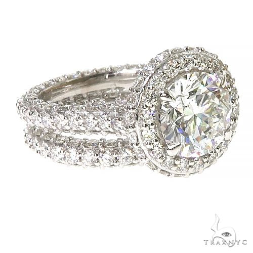 14K Gold Diamond Engagement Ring Set 67448 - Image 3