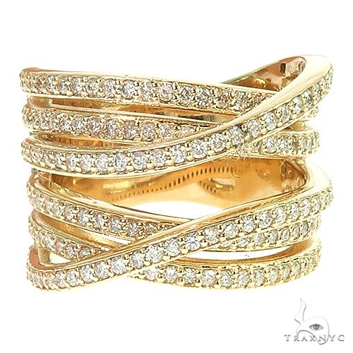 14K Gold Diamond Fashion Ring 66402 - Image 2