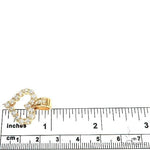 14K Gold Diamond Heart Pendant 67072 - Image 6