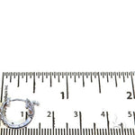 14K Gold Diamond Hoop Earrings 67851 - Image 4