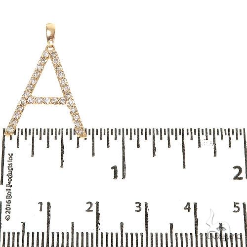 14K Gold Diamond Initial Letter Collection 67332 - Image 6